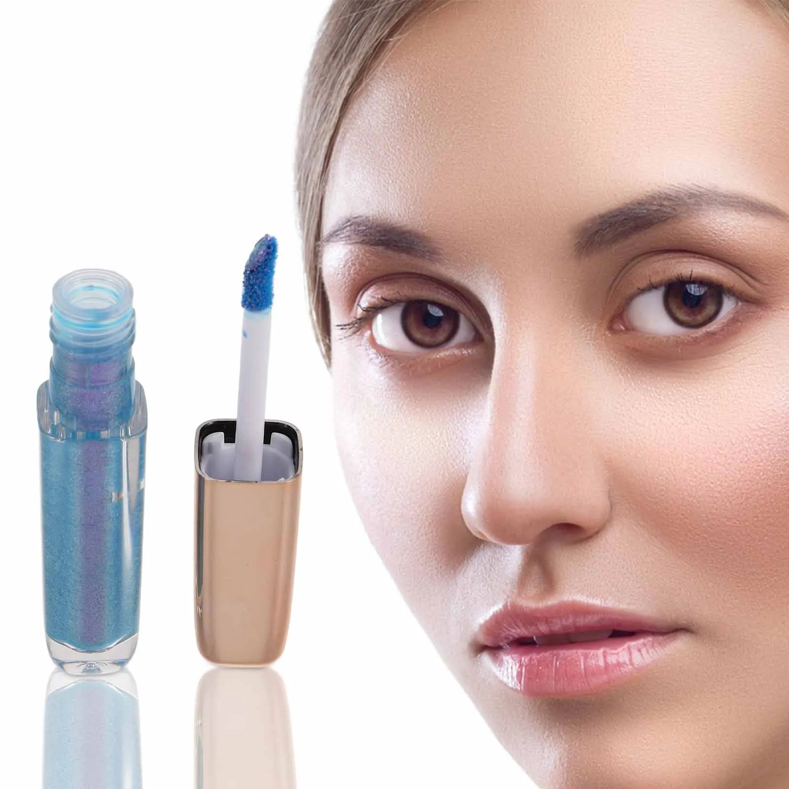 

Pearlescent Chameleon Liquid Eyeshadow Holographic Glitter Eye Makeup Long Lasting Shimmer Metallic Waterproof Sparkling