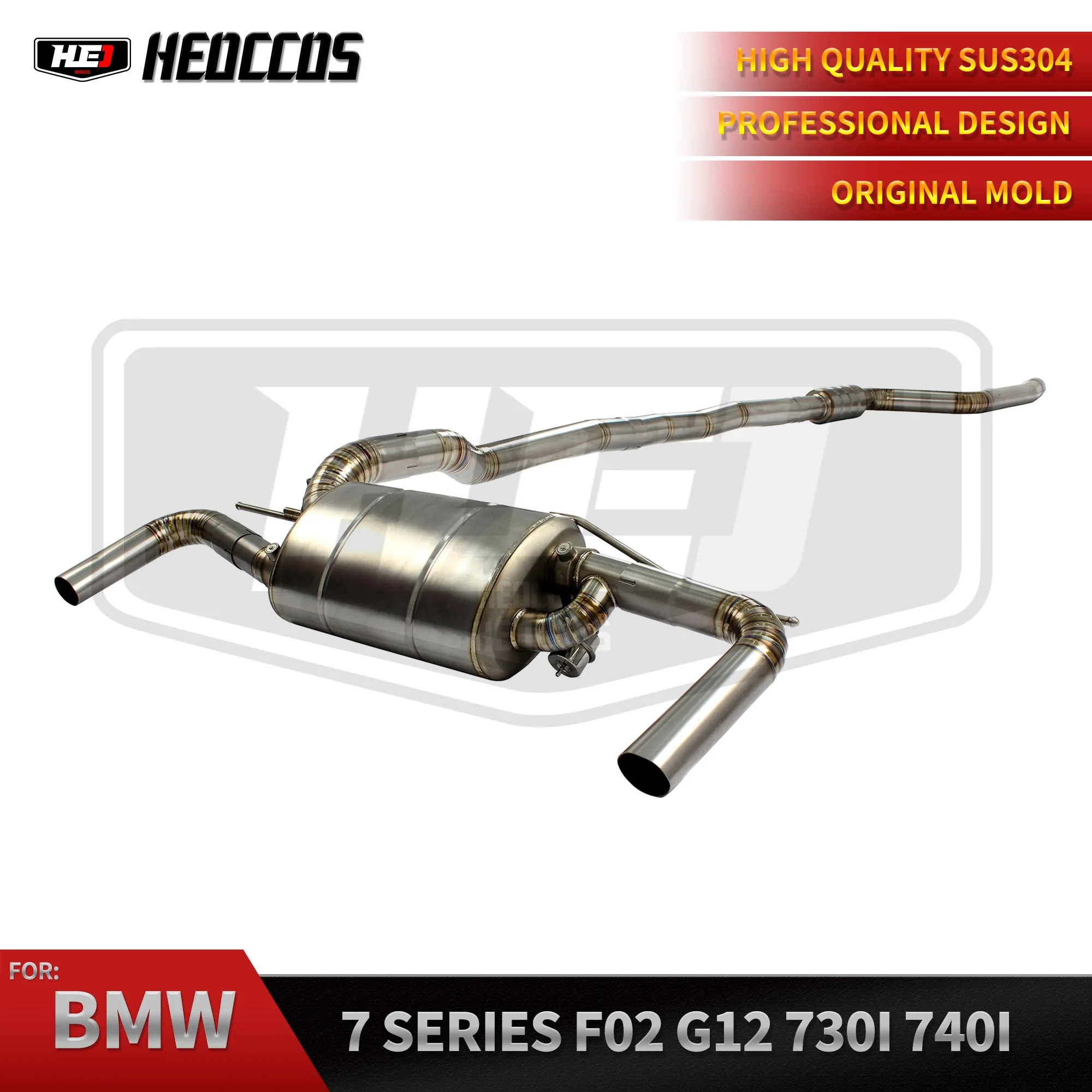 

HEO High Quality Valvetronic Catback Exhaust System For BMW 7 Series F02 G12 730i/740i/G11/G12 Exhaust Pipe