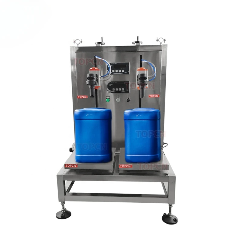 Semi Automatic 5litres 15litres 20 litres 25 litres Bottom Weight Foamy Liquid Jerry Can filling machine