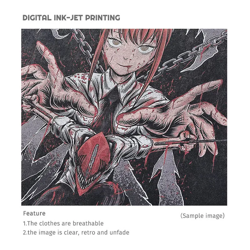 أنيمي ميدوريا تي شيرت كبير الحجم بطلي A-الأكاديمية تي شيرت ريترو Bakugou Izuku خمر غسلها Harajuku السراويل كم 100% القطن