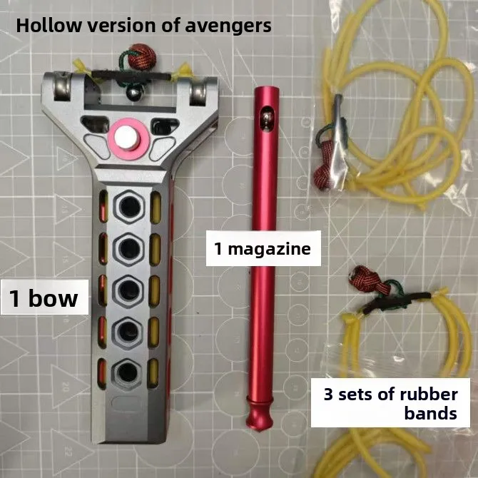 CNC Fully-metallic Automatic S Lingshot Lightweight Durable for Outdoor Adults Featuring High Precision Complete Set Slings Hots