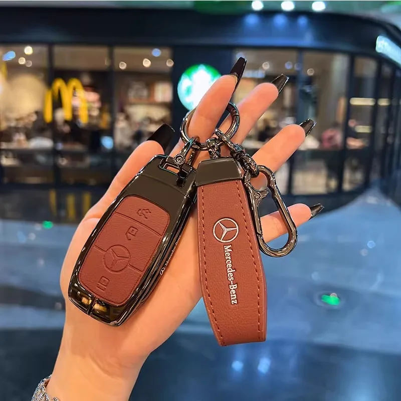 

Car Remote Key Case Cover Shell Fob For Mercedes Benz A C E S G Class W177 W205 W213 X167 W222 CLA GLE GLB GLS AMG Maybach