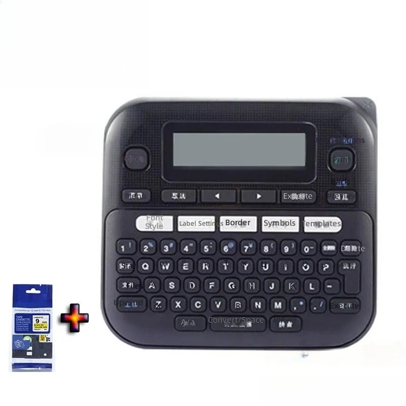 PT-D210 Label Printer Self-Adhesive Cable Stickers Household Marking Machine Communication Wire Labeling Tool