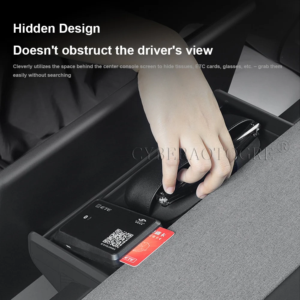 ل تسلا نموذج Y جونيبر 2025 شاشة لوحة القيادة الخلفية صندوق تخزين الأنسجة صينية لنموذج 3 هايلاند لوحة القيادة قوس ECT لوحة