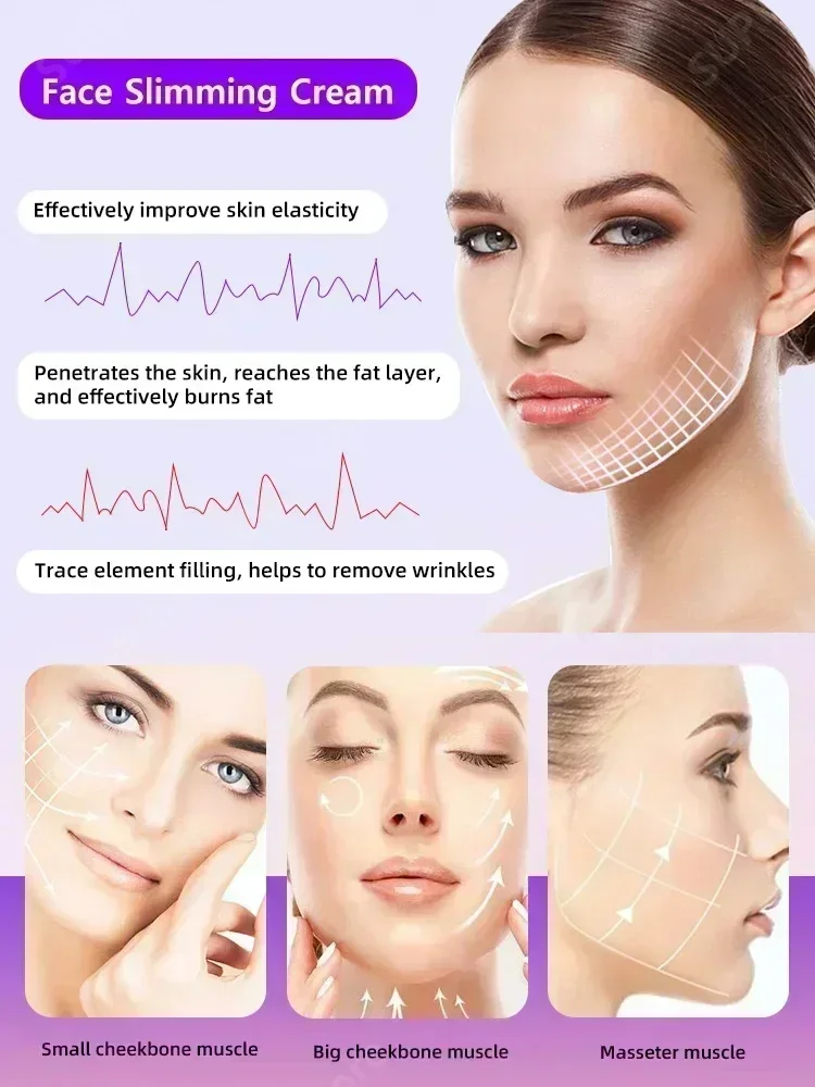 Firming face slimming, V-shape removal, masseter muscle removal, double chin, facial fat burning, anti-aging products 2024