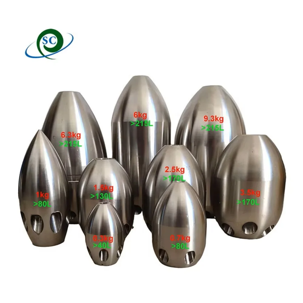 SS High Pressure Water Pipe Cleaning Nozzle 1 front 8 Rear Ceramic Core Tip Sewer Flushing Dredging Cleaning Machine Accessories