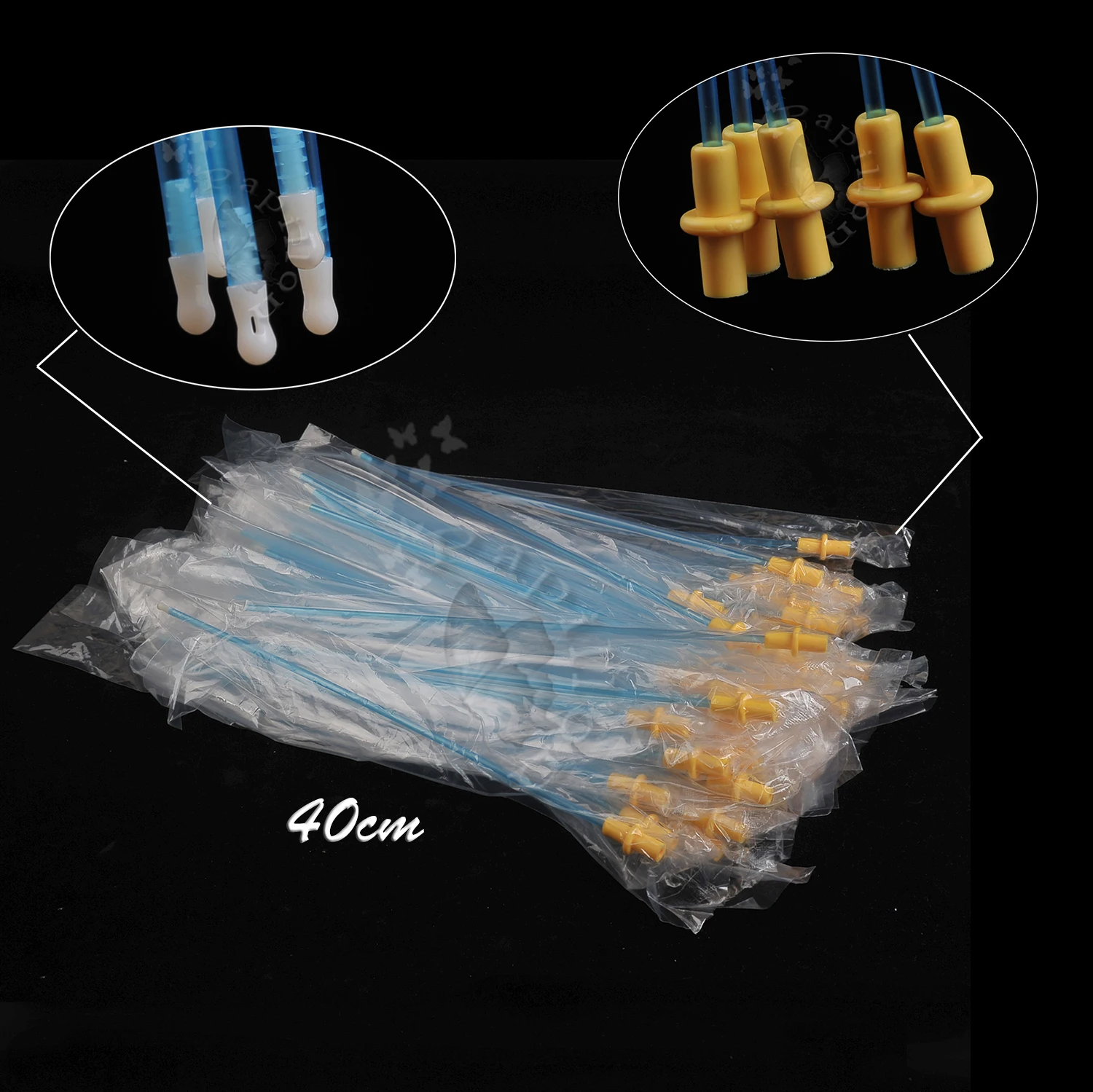 Pet Dog Disposable Artificial Insemination Catheters Rods Breeding Tubes Soft Rubber Canine Semen Catheter For Dog