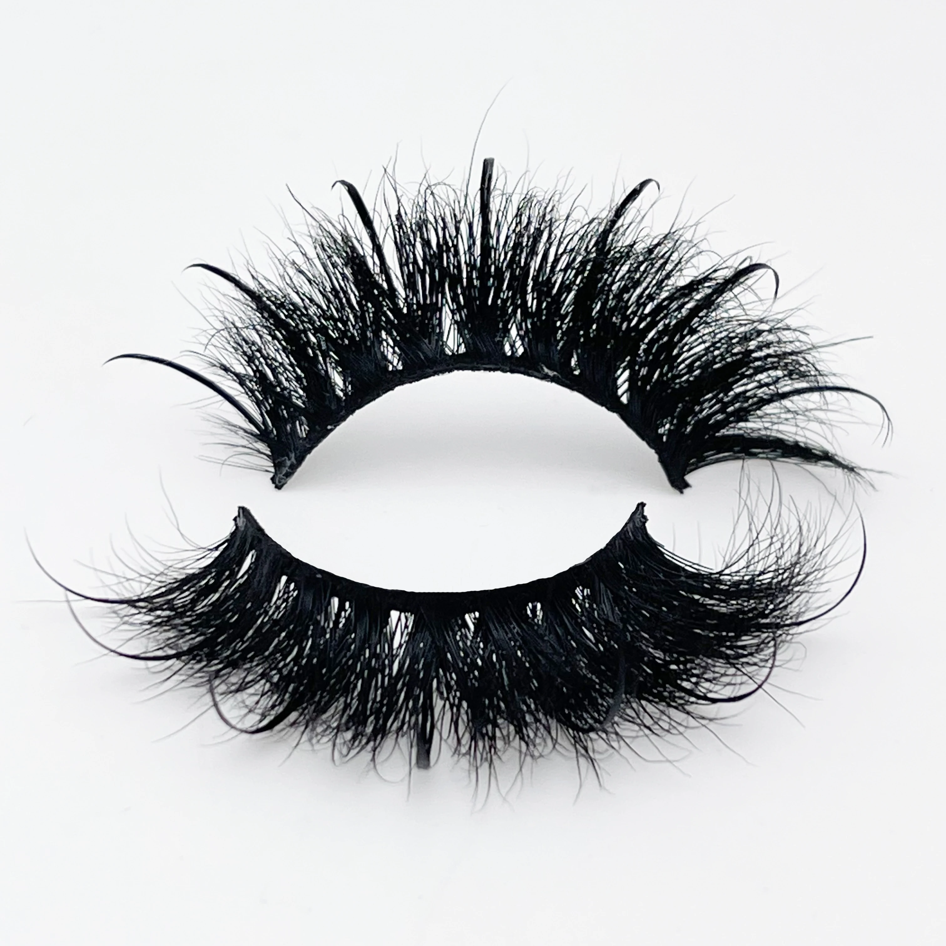 Wet look Cosplay Eyelash Extension New Fashion Soft really Mink False Eyelash Lashes Russian Volume Handmade Craft Fluffy Lashes