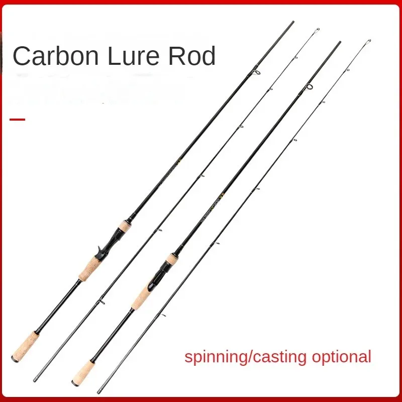 

Jiewei-Lure Rod Ceramic Ring Carbon Ultra Light Ultra Hard Sea Fishing Rod M-Hardness Spinning Casting Distance Throwing Rod