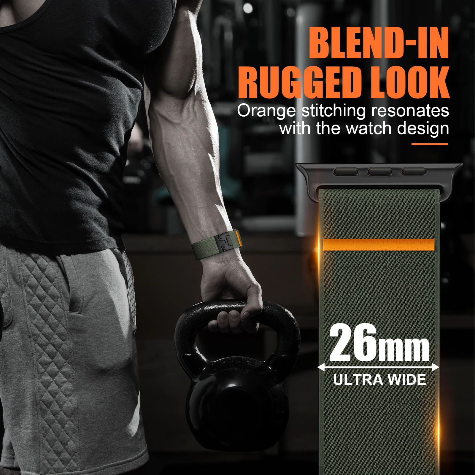 حزام المظلة لساعة أبل الترا 2 الفرقة 49 مللي متر 44 مللي متر 46 مللي متر 42 مللي متر 40 مللي متر 45 مللي متر 41 مللي متر Correa سوار IWatch سلسلة SE 10 9 8 7 6 5 4