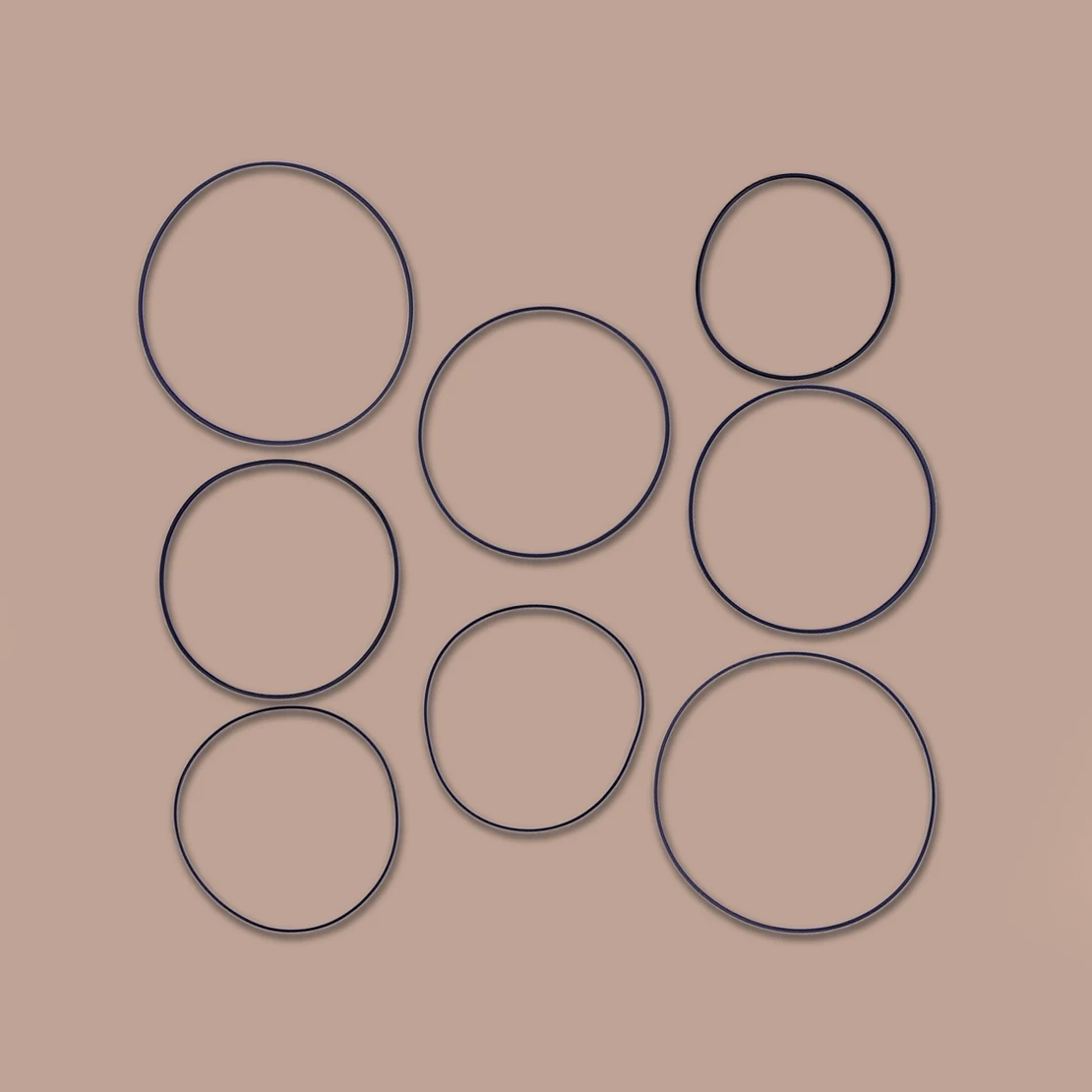 

RE0F10A K181731-0 8pcs/set Transmission Pulley Seal Ring Kit JF011E Fit for Nissan Mitsubishi
