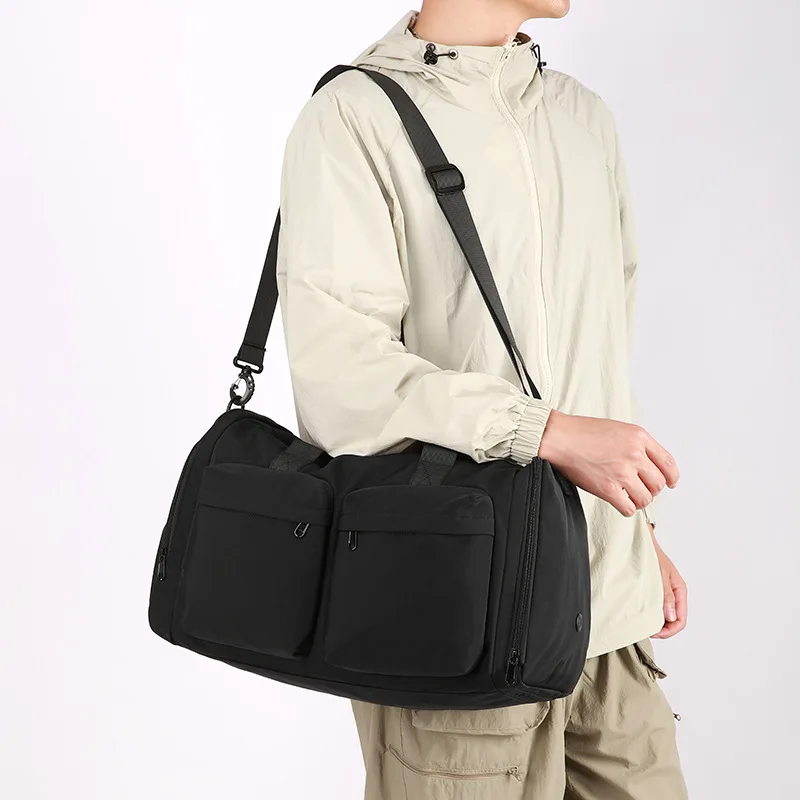 

Женская дорожная сумка-тоут из ткани Оксфорд, легкая, вместительная, с разделением на сухое и влажное отделение, для коротких поездок