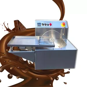 New Automatic Chocolate Tempering Machine Hot Chocolate Tempering Making And Enrobing Machine