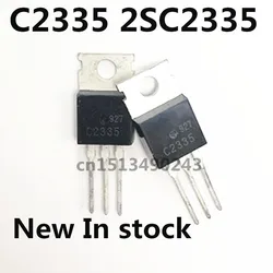 정품 C2335 2SC2335 TO-220, 2 개, 재고 있음, 신제품