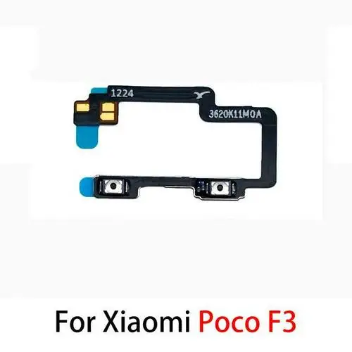 New For Xiaomi Poco F1 F2 F3 X3 GT X3 X4 M3 Pro NFC 4G 5G Power Switch On/Off Button Volume control Key Button Flex Cable