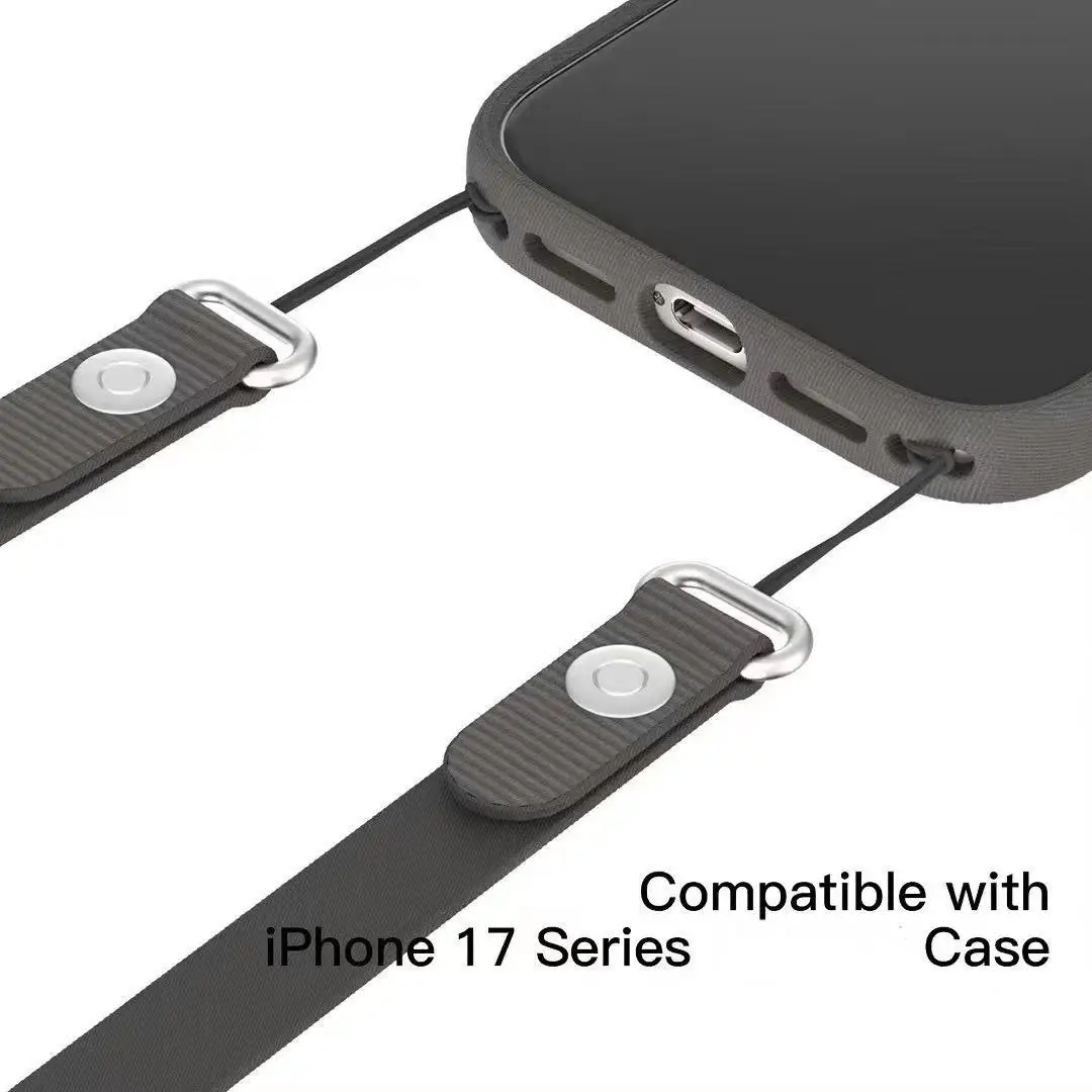 Magnetisches Handy-Lanyard für iPhone 17 Serie – Verstellbarer Umhängegurt für den Hals, komfortabler, freihändiger Anti-Verlust-Handyhalter