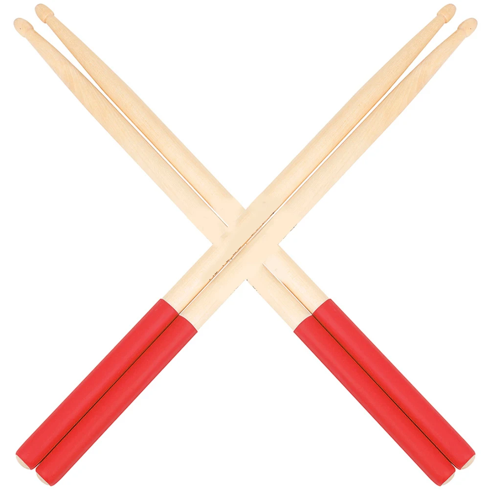 

2 Pairs Maple Sticks Drumsticks Accessories Practice Batter for Drummer Child Pencil