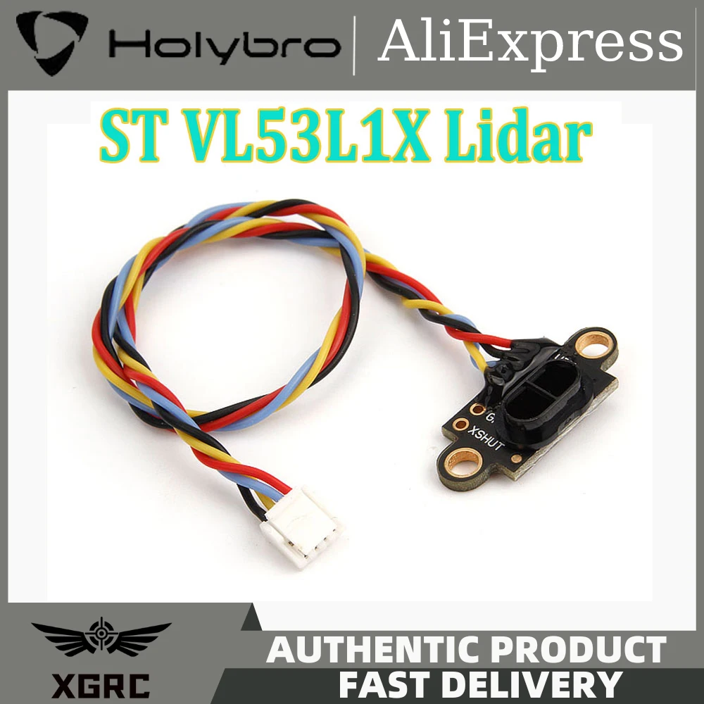 

Holybro ST VL53L1X Lidar 50 Гц точный диапазон до 4 м 25x10,7x3,2 мм для контроллера полета PIXHAWK 4 RC Multirotor Airplanes