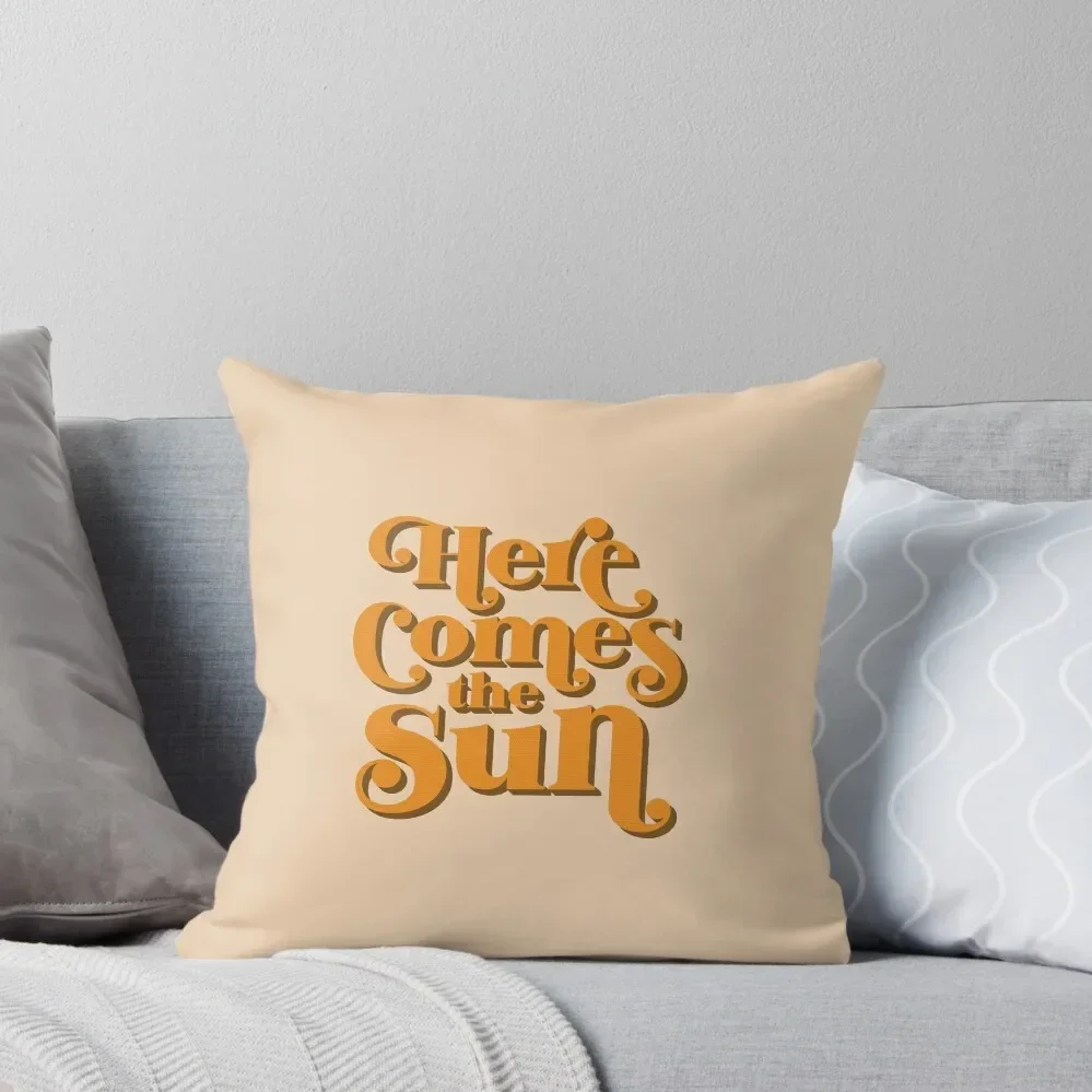 

Here Comes the Sun Throw Pillow Pillowcases christmas cushions covers Bed pillowcases Christmas Covers For Cushions Pillow