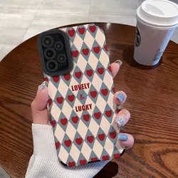 For Samsung Galaxy S24 S23 S22 Ultra Plus S20 FE A55 A53 A52S A52 A54 A14 A33 A13 A34 A32 A51 A73 A72 A71 A22 A23 5G Case Cover