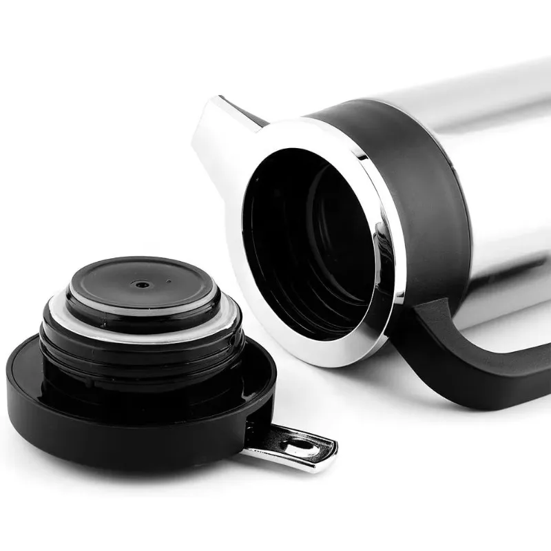 12V/24V Truck Electric Kettle 1000ML Stainless Steel Car Heating Kettle