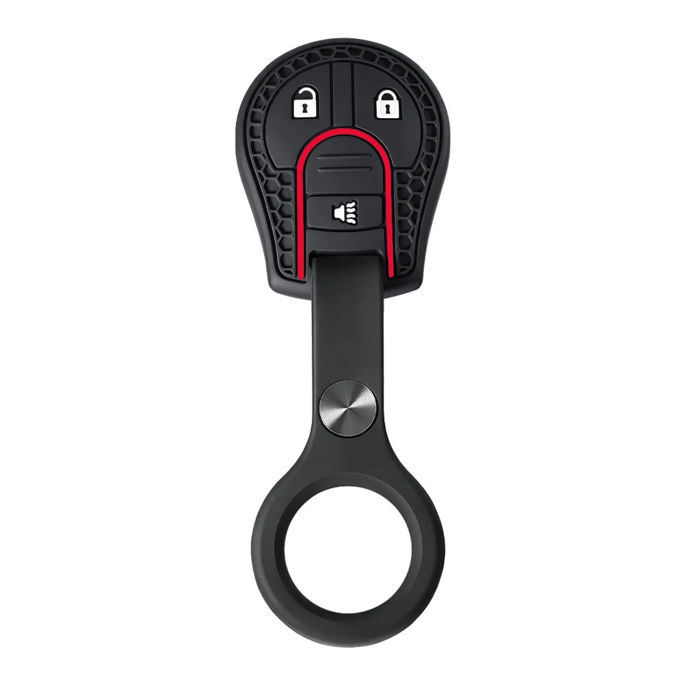 For Nissan Juke Micra Qashqai Tiida Terrano Cube Pathfinder Rogue Maxima Altima Sentra March Silicone Car Key Case Cover