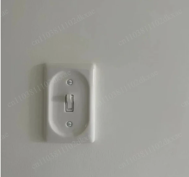 American Retro Ceramic White Switch Socket 120 Type Double Opening Lever Single Control Dual Control view 3