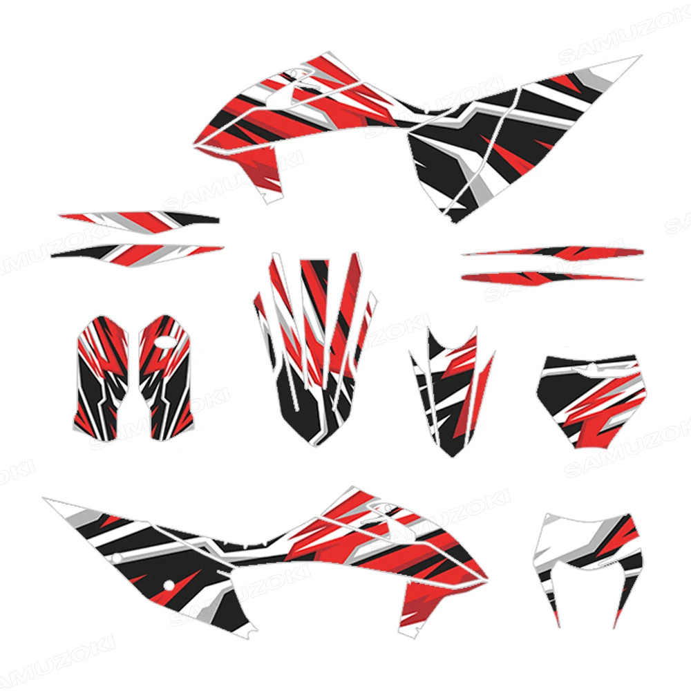 

Graphics Decals Stickers Kit for 125-500cc Enduro Bikes Fit 55 SX SXF MX 2019-2022 EXC XCW 2020-2023 Number Name Backgrounds