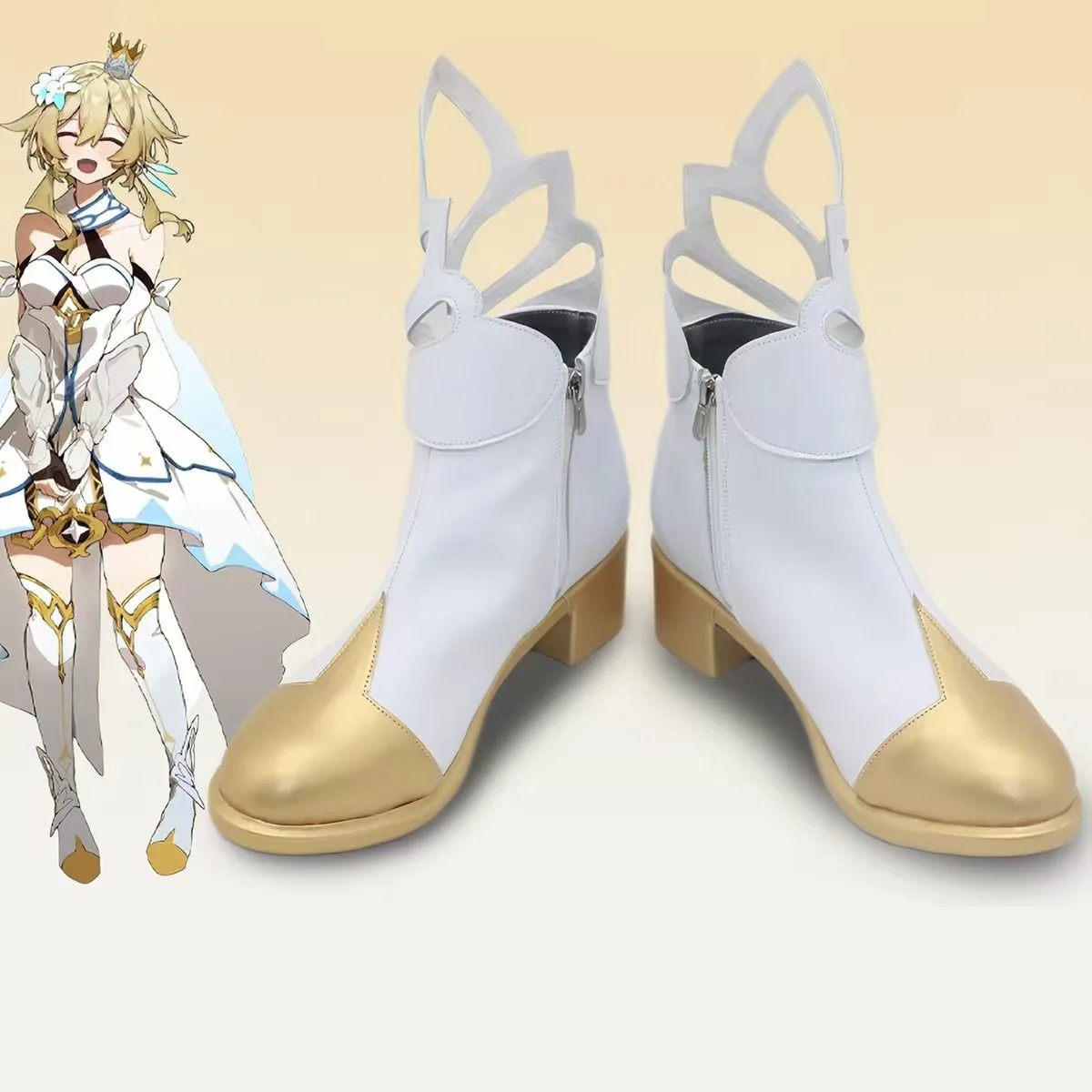 

Обувь Люмин для косплея по игре Traveler, аксессуары и реквизит для Хэллоуина и карнавала, ботинки Люмин