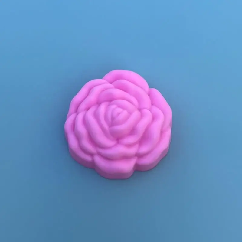 Flower Silicone Candle Mold 3D Reusable Food Grade DIY Handmade Rose Mould for Soap Plaster Resin Cake Baking Craft