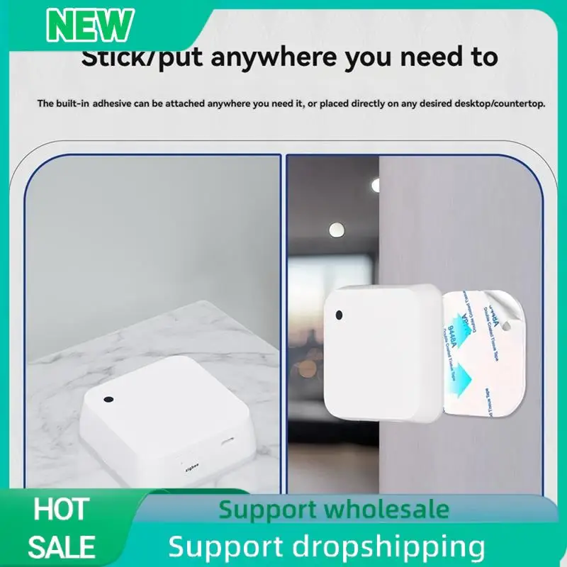 Solid Tuya Smart Home Sensor Zigbee Temperature And Humidity Sensor App Remote Monitoring Light Sensor Detector