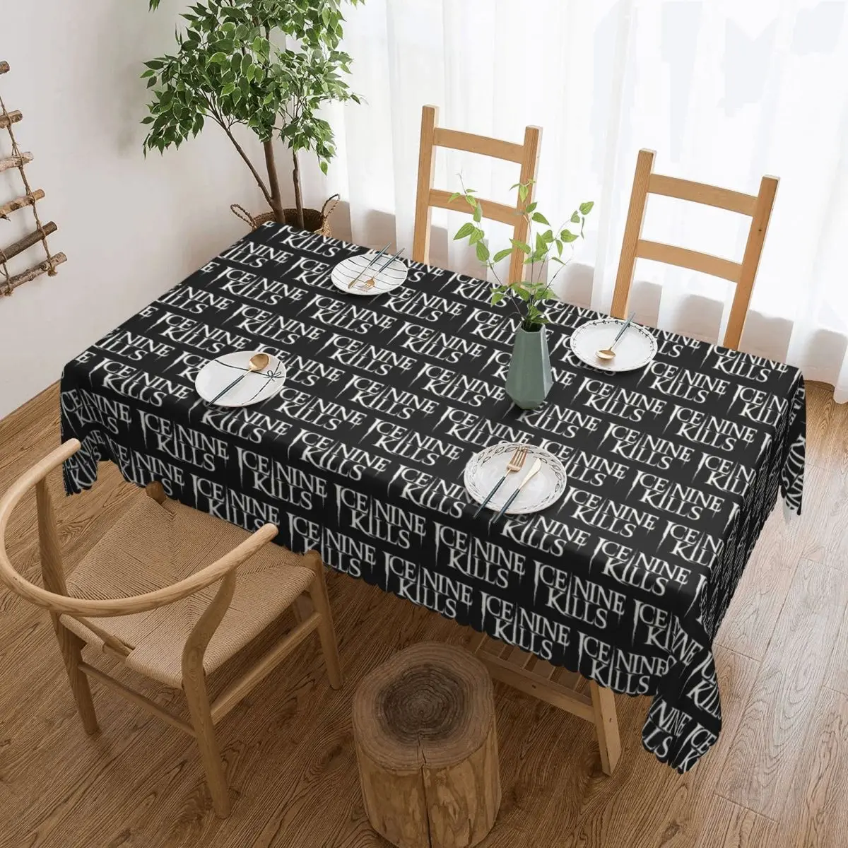 Ice Nine Kills Tablecloth Restaurant Kitchen Rectangular Tablecloth Festival Party Decorations Tablecloth Dining Table Cover