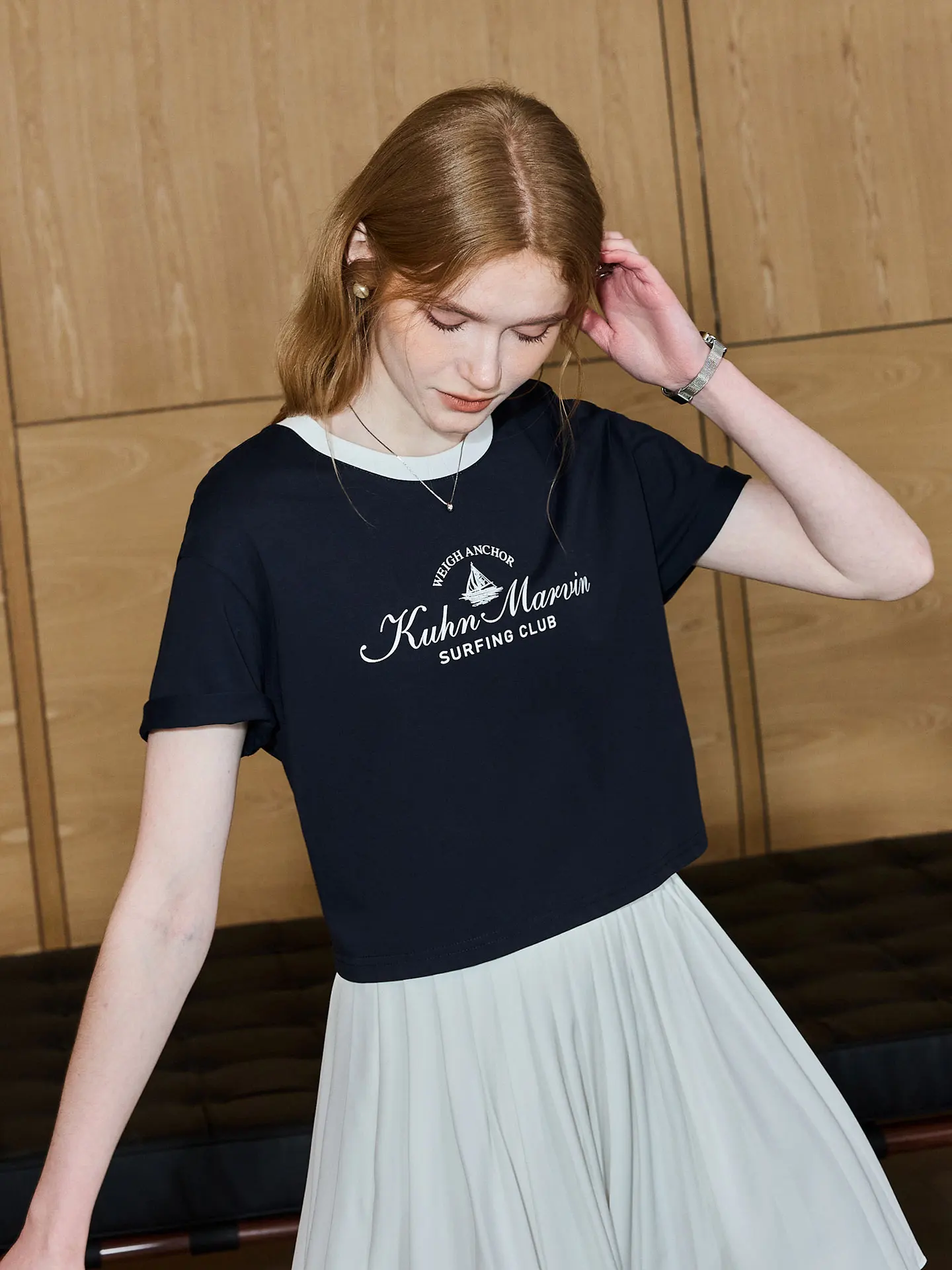 Sorona Cool Feeling Short Women's T-shirt Summer Streetwear Unique Beautiful Small Top KUHNMARVIN Comfortable Breathable Cott...
