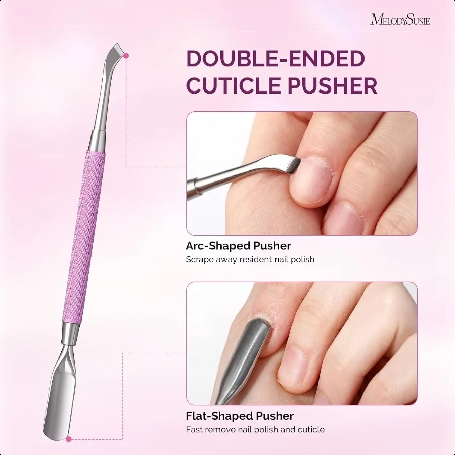 アクリルネイルクリッパー4 in 1セット 調整可能なステンレス製ネイルクリッパー アクリルネイルチップ用 プロ用キューティクルニッパーカッターC