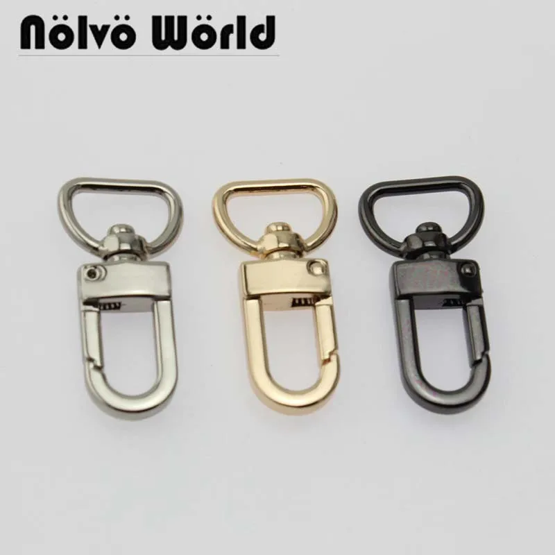 

50 pieces 4 colors 5/8 inch 44*16mm top ending 4 tone trigger tag snap hook clasp,metal clip swivel dog leash