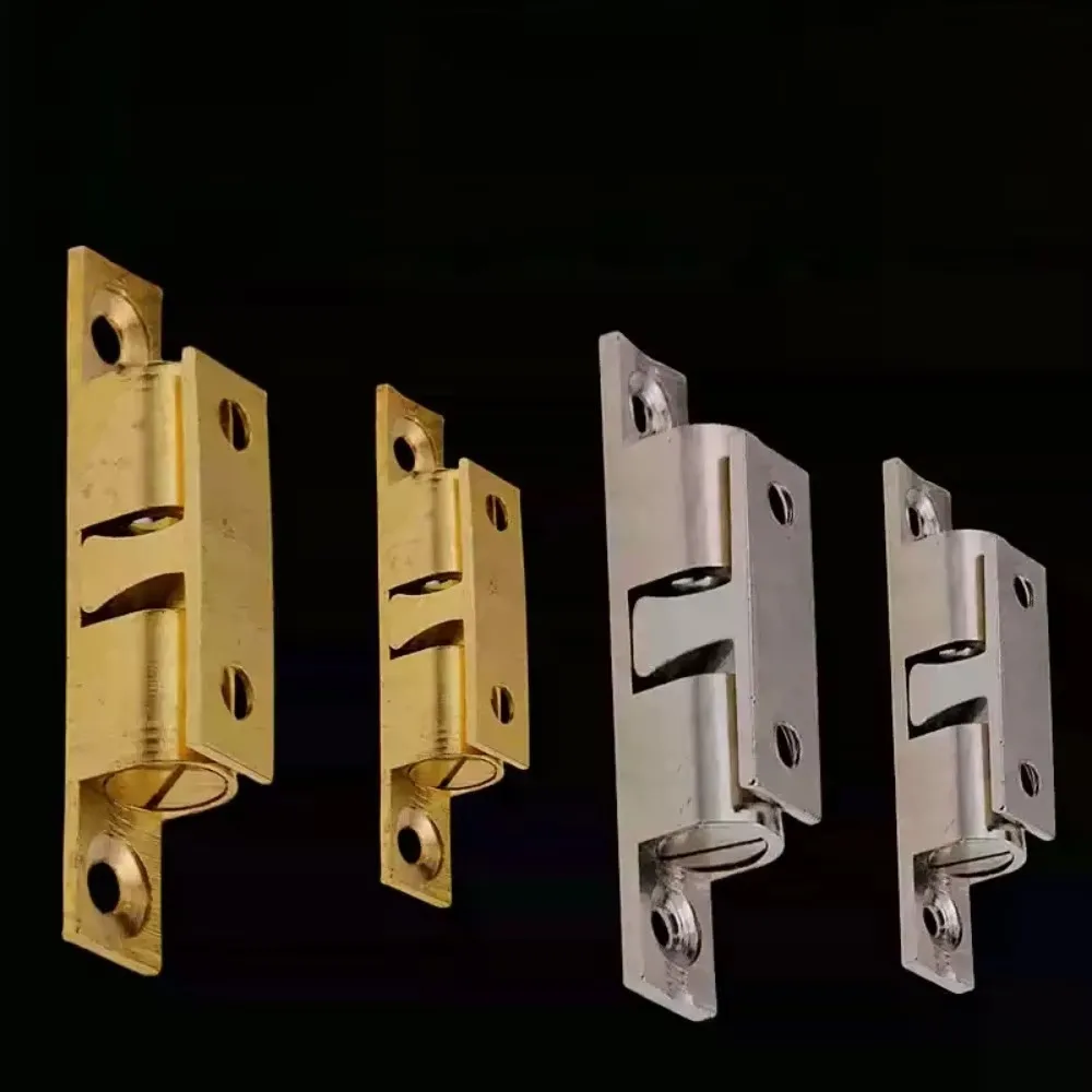 Invisible Spring Collision Bead Copper Door Catch Roller Ball Latch Cabinet Door Buckle Card Fastener Furniture Lock Accessory