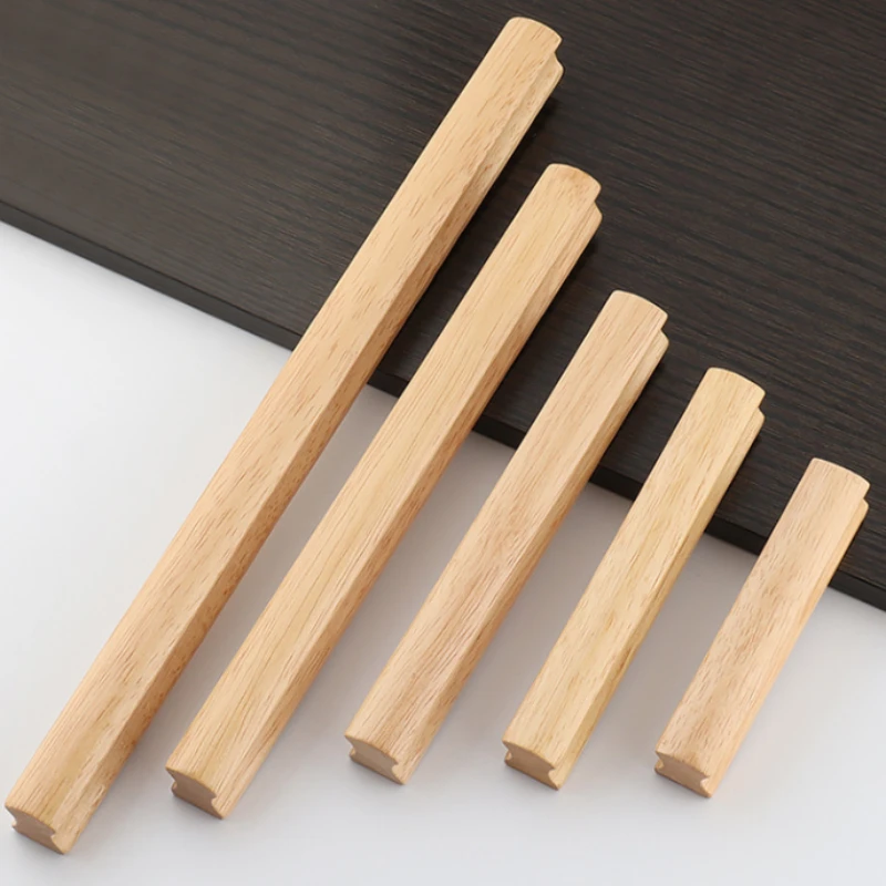 

Solid Wood Furniture Handles Minimalist Dressing Tables Shoe Cabinets Wardrobes Kitchen Cabinets Drawers Cabinets Door Handles
