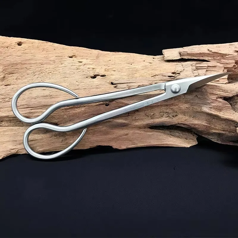 Standard Grade Long Handle Bonsai Scissors, 3Cr13 Aço de liga, Ferramentas Bonsai, Tesoura De Poda Ramo, 180mm