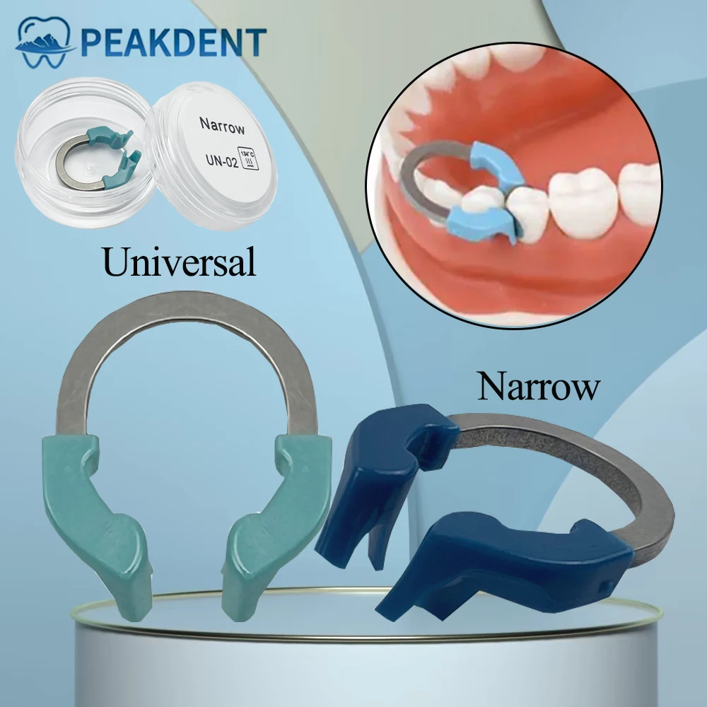 

1Pc Dental Clamp Ring Sectional Contoured Matrix System Nickel Titanium Matrix Band Standard Narrow Clamping Ring Dentist
