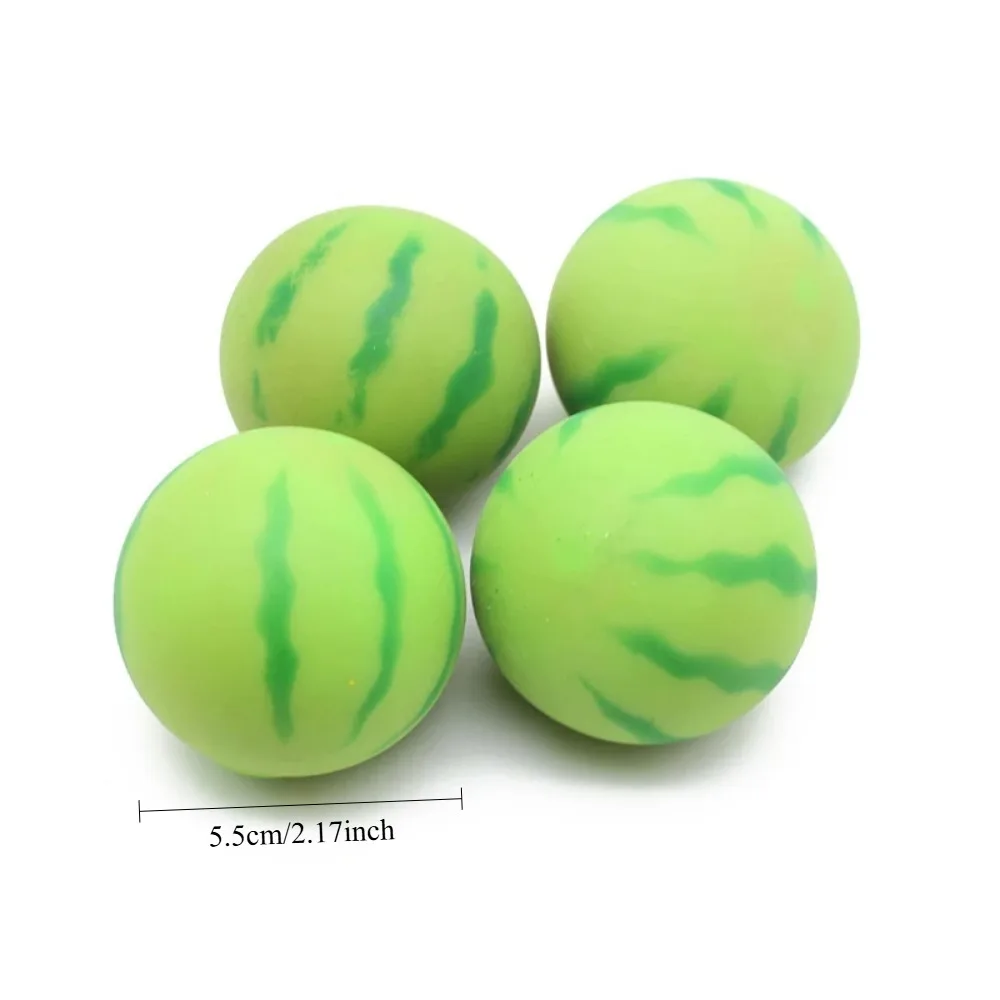 1 unidad, nueva fruta Artificial, sandía, juguetes para apretar, bola de ventilación roja de rebote lento, juguete de descompresión para adultos