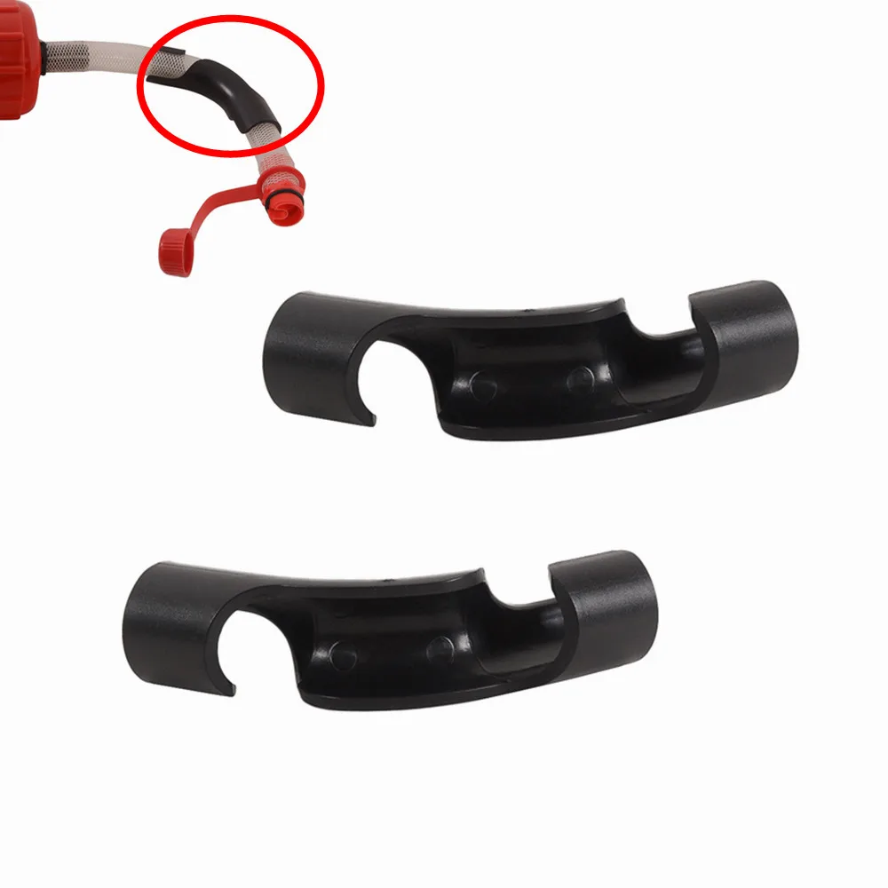 Fuel Line Holder Hose Benders Plastic 2pc Make Refueling Easier for Racing Fuel Tanks Gas Cans Utility Containers