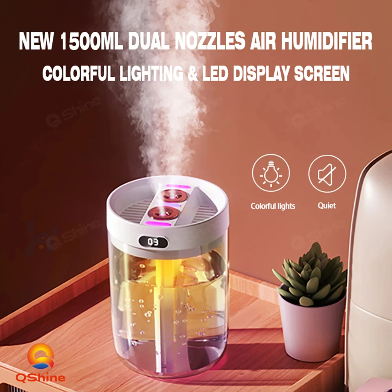 Enhanced Ultimate Stylish Aromatherapy Experience Effortless Operation Large Capacity Long-Lasting Mist Output - Chic