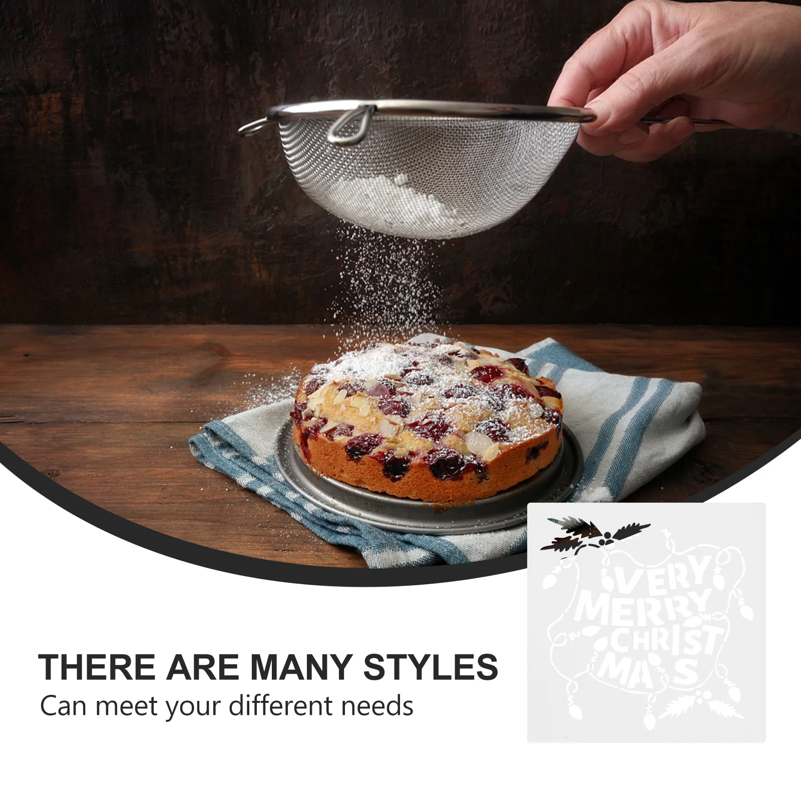 12 Stück Weihnachtskeksform, DIY-Formen, sicheres Haustiermaterial, wiederverwendbar für Kuchen, Schokolade, Eiswürfel, Dessert, Geschenk, Buscuit-Form