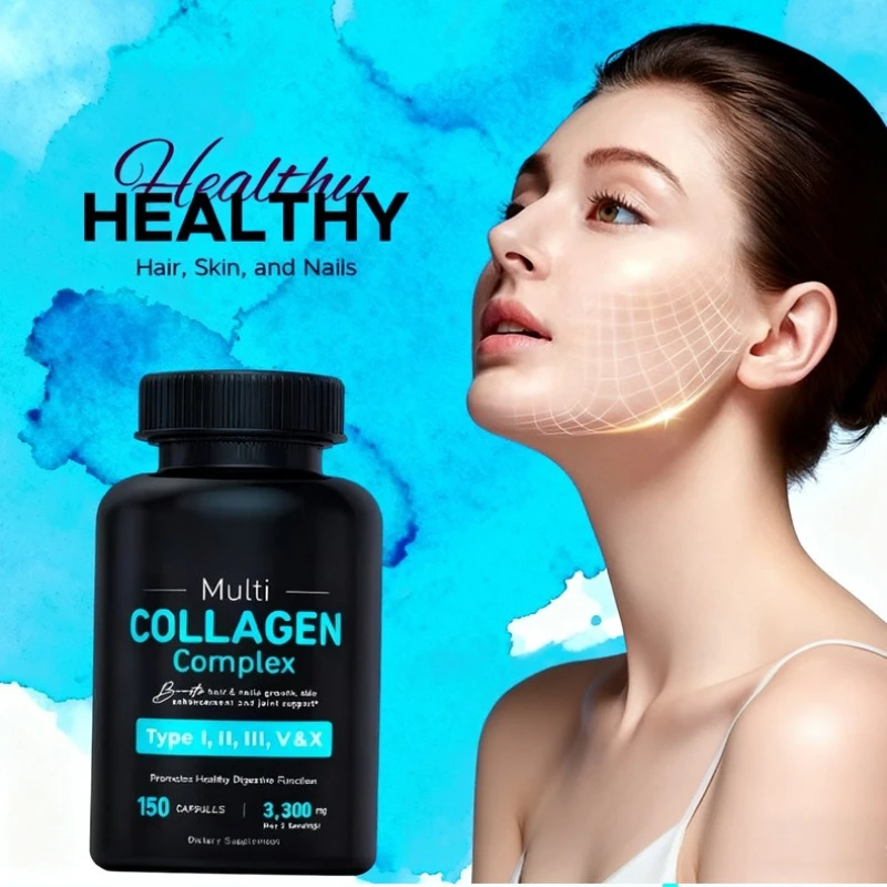 

Vitamin complex collagen capsules supplement the body's necessary nutrients, enhance immunity, and promote beauty and skincare