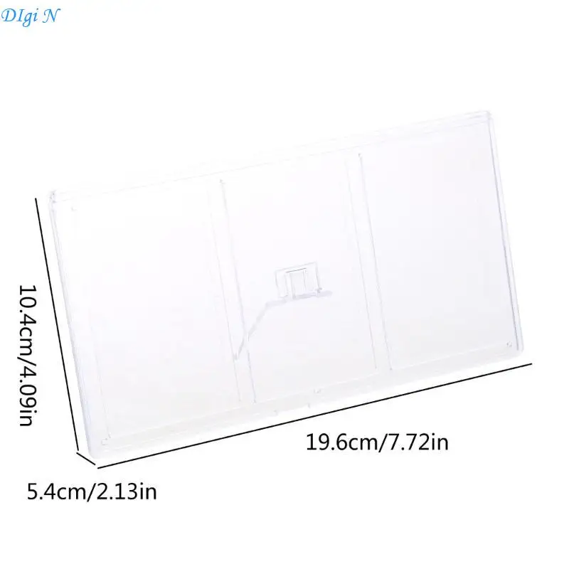 Mini Acrylic Photo Stand 3inch Collage Picture Frames Portrait Landscape Holder R2LB