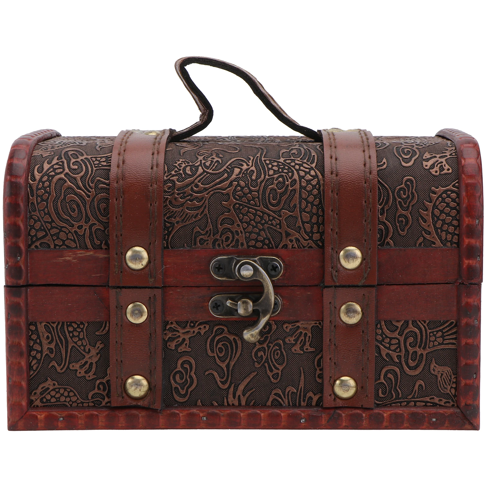 

Wooden Jewelry Storage Box Decorative Case Watch Brooch Holder Waterproof Moisture Proof Organizer For Collection