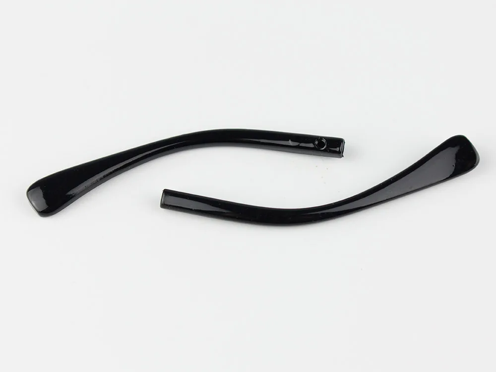 1pair Plastic Glasses Temple Tip Eyeglasses Leg Eyeware Accessoreis Rectangle Hole Shiny Black Clear Brown Color 3021