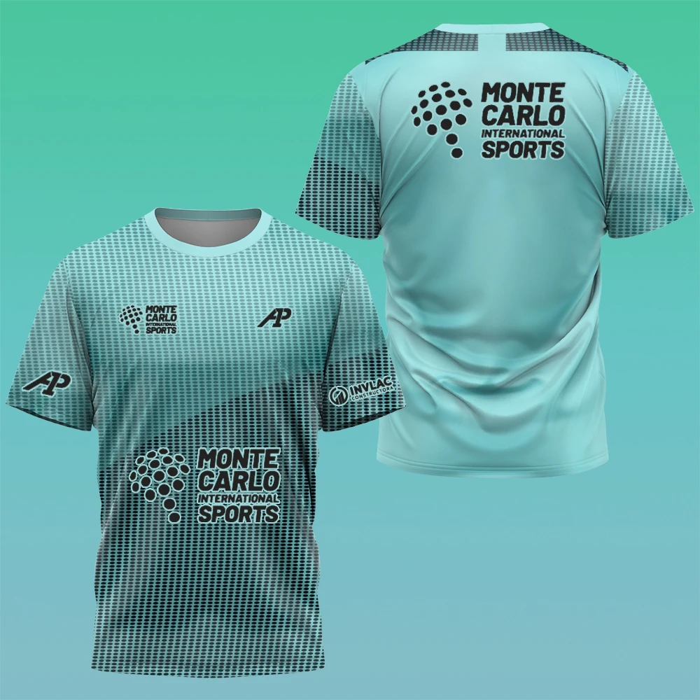 Camisa deportiva deportiva de Fitness 2024 verano, Camiseta deportiva de manga corta de tenis a la moda, Camiseta de cuello redondo, ropa de entrenamiento de secado rápido