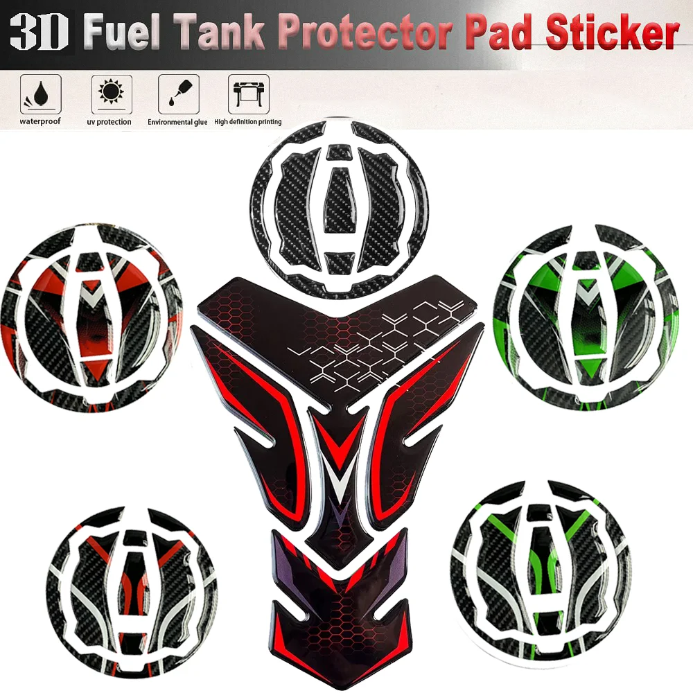 Voor Kawasaki Tank Pad Protector Stickers Motorfiets Accessoires Versys Ninja Z Z900 Z650 Z400 Zx10r Zx6r Zx4rr Zx4r 1000 650 400