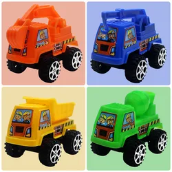 Boys' Toy Pull Back Vehicle, Children's Spring Up Toy Set, Engineering Car, Crane, Mixer Car, Car Toy Gift